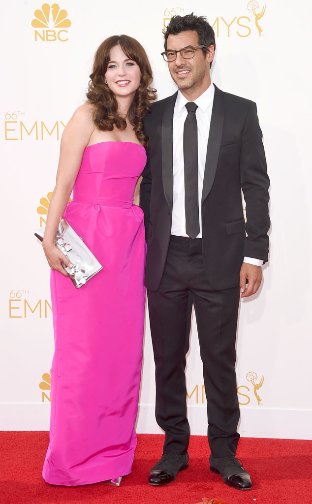 Zooey Deschanel, Jacob Pechenik, Emmy Awards 2014
